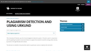 
                            5. Plagiarism detection and using Urkund | Instructions for students