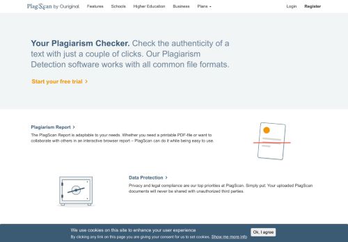 
                            7. PlagScan: Online Plagiarism Checking