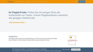 
                            6. PlagScan: Online Plagiatsprüfung