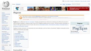 
                            12. Plagscan - Wikipedia, la enciclopedia libre