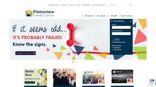 
                            3. Plainsview Credit Union - Home Page