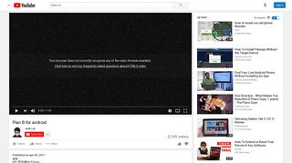 
                            11. Plan B for android - YouTube