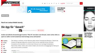 
                            2. Plan B von Lookout Mobile Security: Die App für 