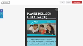 
                            5. plan de inclusión educativa (PIE) by Valeria Garcia - Infogram