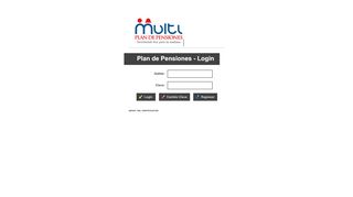 
                            2. Plan de Pensiones - Login