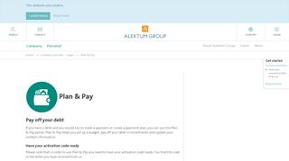 
                            6. Plan & Pay — the tool to use if you have a debt | Alektum Group