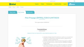 
                            6. Plan Prepago | Bitel