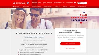 
                            9. Plan Santander LATAM Pass | Banco Santander