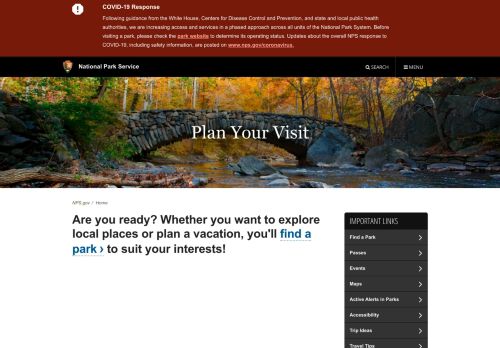 
                            13. Plan Your Visit (U.S. National Park Service)