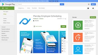 
                            2. Planday Employee Scheduling – Google Play ‑sovellukset