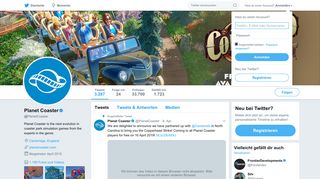 
                            10. Planet Coaster (@PlanetCoaster) | Twitter