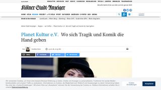 
                            8. Planet Kultur e.V.: Wo sich Tragik und Komik die Hand geben | Kölner ...