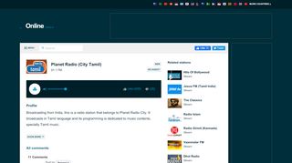 
                            11. Planet Radio City Tamil | Onlineradios.in