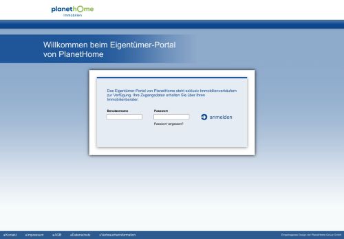 
                            6. PlanetHome Eigentümerportal