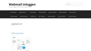 
                            4. planet.nl | Webmail inloggen