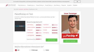 
                            6. PlanetRomeo Testbericht (02/2019) Die Bewertungsübersicht