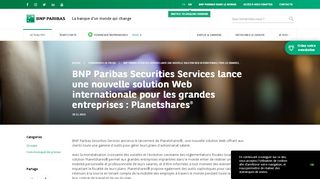 
                            5. Planetshares - Le Groupe BNP Paribas