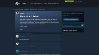 
                            8. Planetside 2 Fehler :: Deutsches Forum - Steam Community