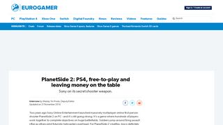 
                            7. PlanetSide 2: PS4, free-to-play and leaving money on the table ...