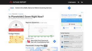 
                            9. Planetside2 Down? Service Status, Map, Problems History - Outage ...
