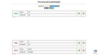 
                            11. planetside2 - free accounts, logins and passwords