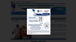 
                            2. Planilla | Instituto Nacional de Transporte Terrestre - Intt