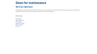 
                            12. Planned TrueBlue maintenance - JetBlue