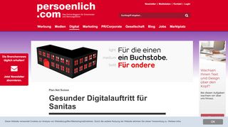 
                            10. Plan.Net Suisse: Gesunder Digitalauftritt für Sanitas - Digital