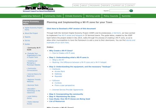
                            8. Planning and Implementing a Wi-Fi zone for your Town | vtrural.org