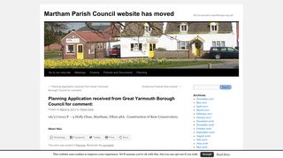 
                            10. Planning Application received from Great Yarmouth Borough Council ...