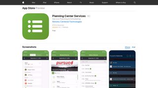 
                            7. Planning Center Services on the App Store - iTunes - Apple