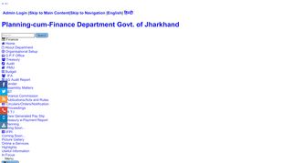 
                            12. Planning-cum-Finance Department Govt. of Jharkhand