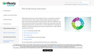 
                            8. Planning Effective Teacher-Led Instruction - i-Ready Central Resources