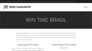 
                            3. PLANO DE NEGÓCIOS WIN TIME BRASIL :: REDE TAMOJUNTO