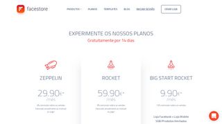 
                            5. Planos Facestore - Teste Gratuitamente por 14 dias | Glider | Zeppelin ...