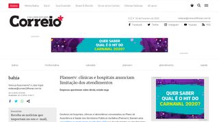 
                            8. Planserv: clínicas e hospitais anunciam limitação dos atendimentos ...