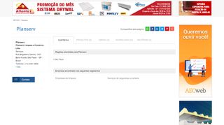 
                            11. Planserv - Ficha da Empresa | AECweb