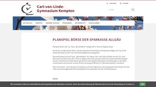 
                            12. Planspiel Börse der Sparkasse Allgäu - Carl-von-Linde-Gymnasium ...