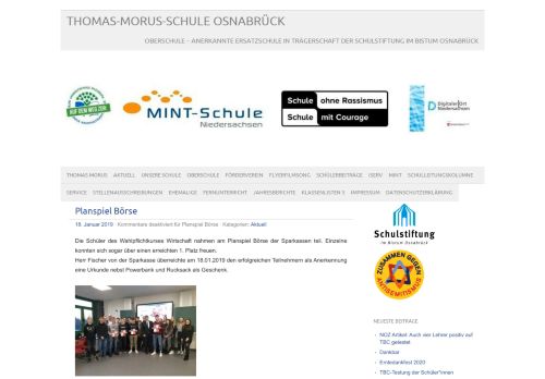 
                            4. Planspiel Börse | Thomas-Morus-Schule Osnabrück