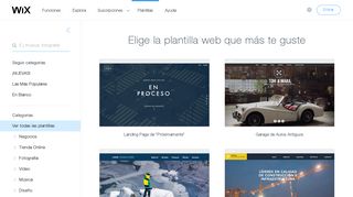 
                            3. Plantillas web | Plantillas web gratis HTML5 | Wix.com