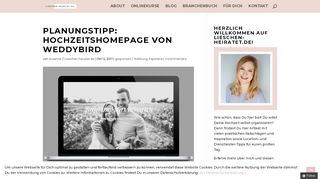 
                            8. Planungstipp: Hochzeitshomepage von Weddybird - Lieschen heiratet