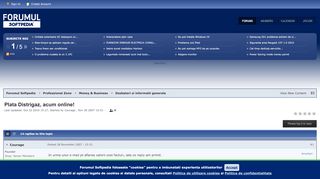 
                            12. Plata Distrigaz, acum online! - Forumul Softpedia