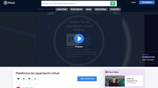 
                            6. Plataforma de capacitación virtual by Joel Posadas on Prezi