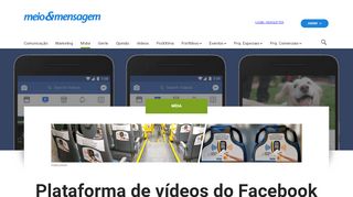 
                            6. Plataforma de vídeos do Facebook chega ao Brasil – Meio & Mensagem