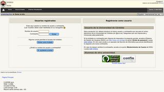 
                            7. Plataforma e-learning Universidad de Córdoba: Entrar al sitio - Uco