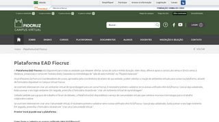 
                            12. Plataforma EAD Fiocruz | Campus Virtual Fiocruz