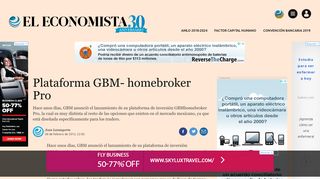 
                            8. Plataforma GBM- homebroker Pro | El Economista