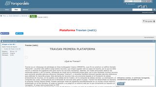 
                            4. Plataforma Travian (net1) - ForoParalelo.com