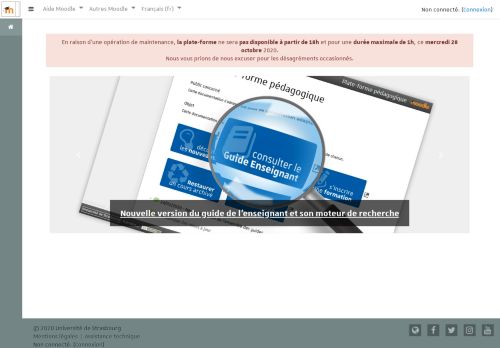 
                            12. Plate-forme pédagogique Moodle UNISTRA