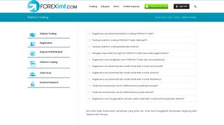 
                            7. Platform Forex Trading FOREXimf.com Trader | FOREXimf.com